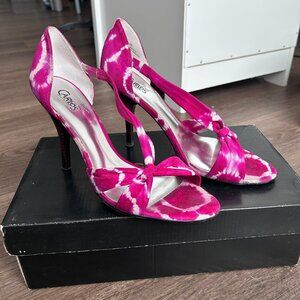 Carlos By Carlos Santana Hot Pink Tye Dye Sandal